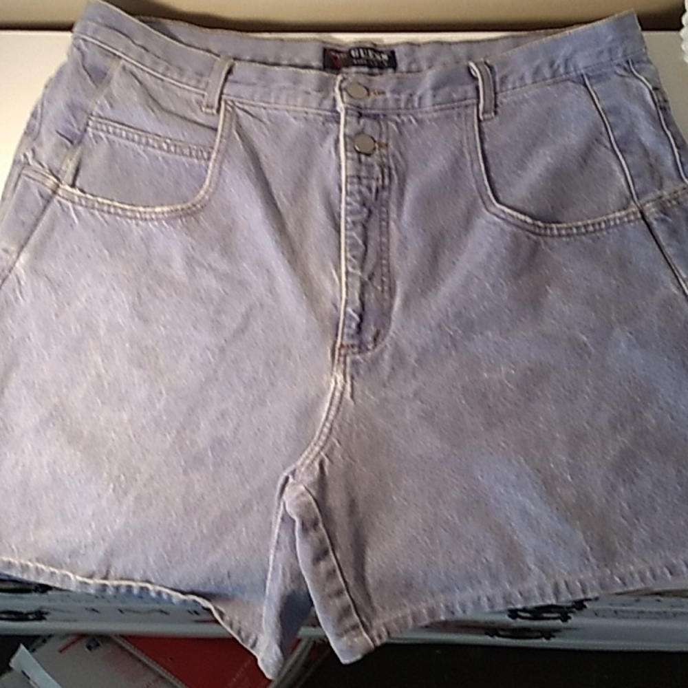 Vintage 1980s Guess high rise denim shorts